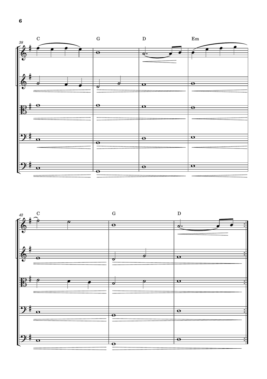 Cheap Thrills (Feat. Sean Paul) String Orchestra scores gallery preview page 6