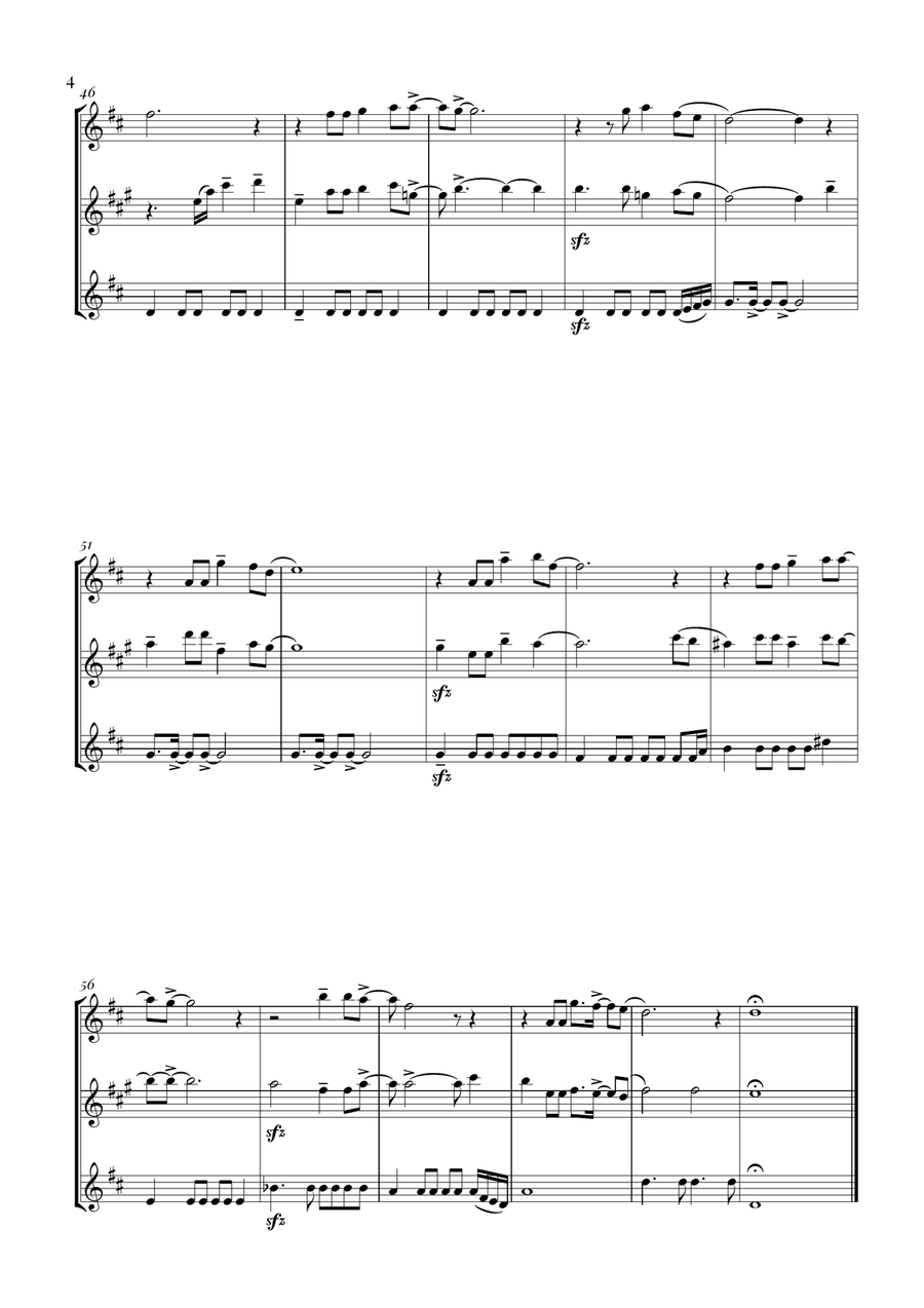 Circle Of Life Woodwind Trio scores gallery preview page 4