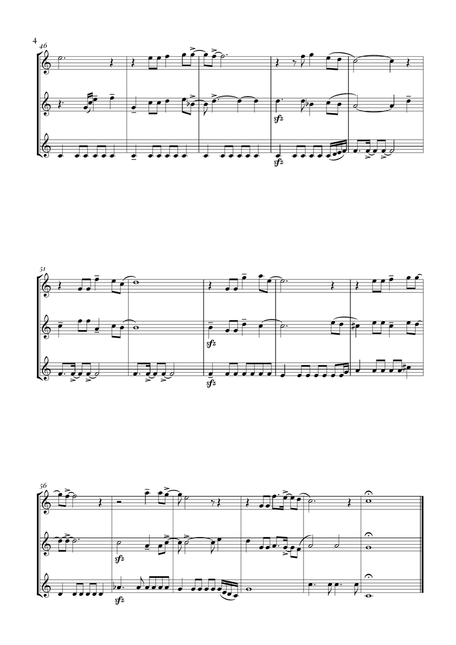 Circle Of Life Circle Of Life Woodwind Trio scores gallery preview page 4