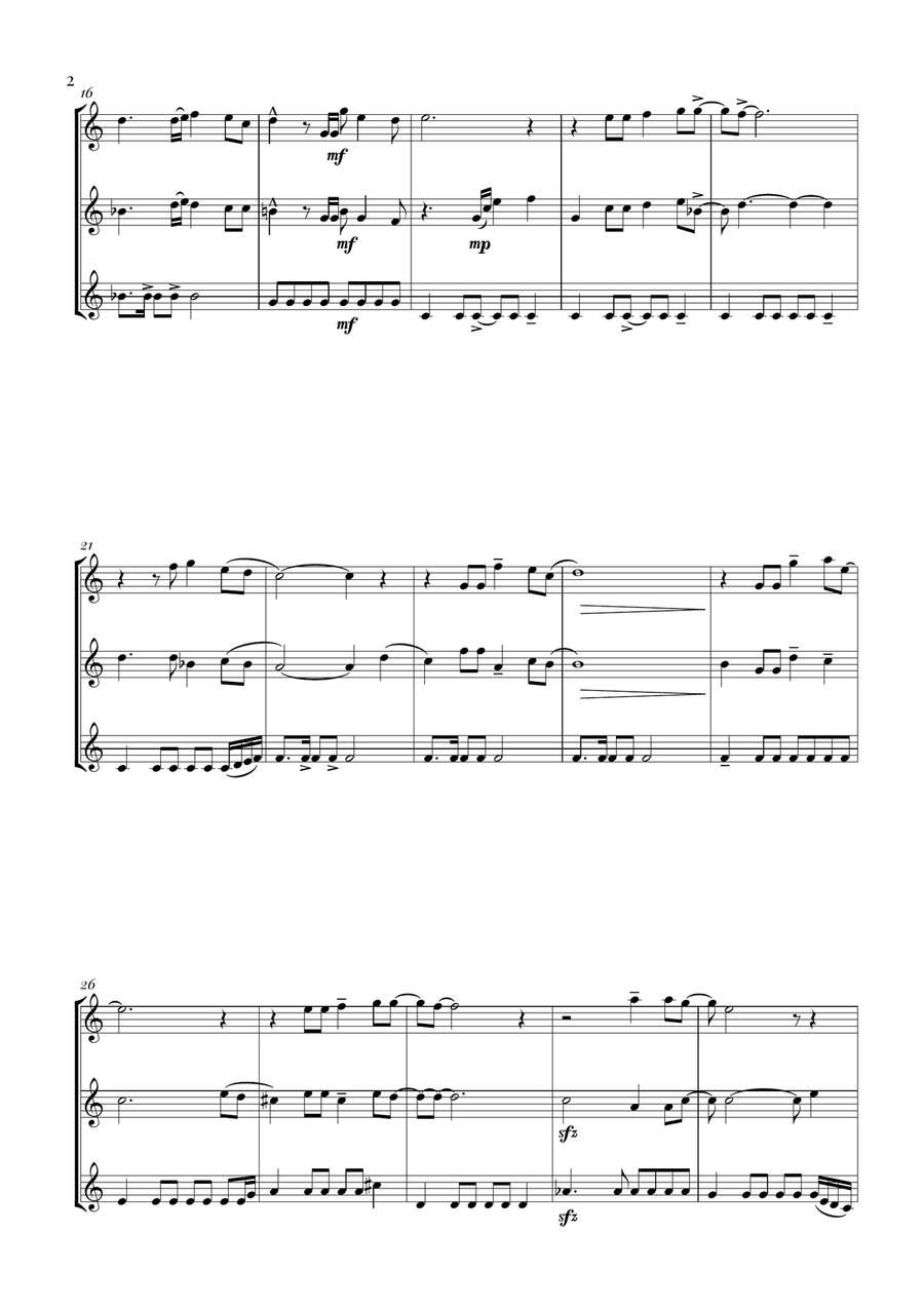 Circle Of Life Circle Of Life Woodwind Trio scores gallery preview page 2