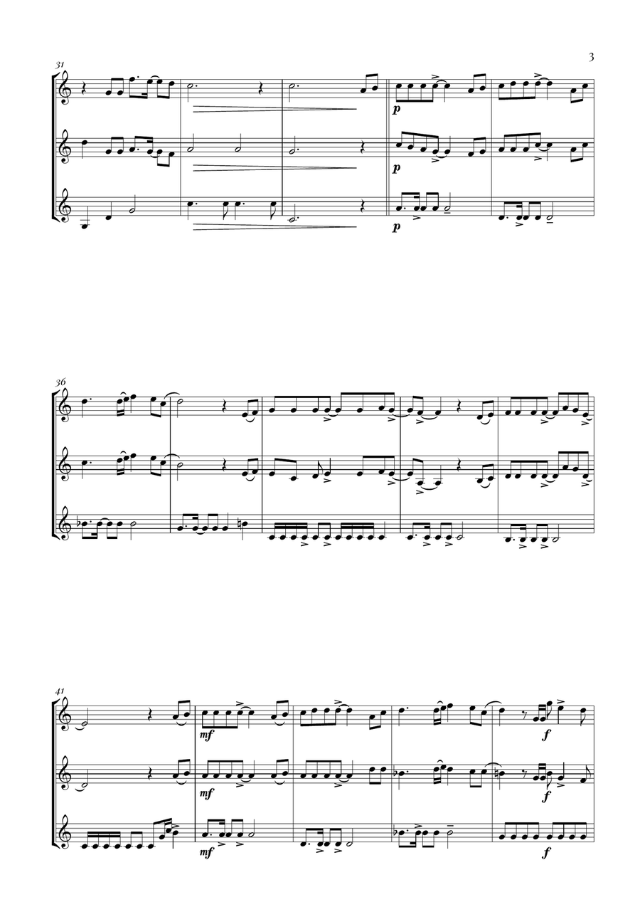 Circle Of Life Circle Of Life Woodwind Trio scores gallery preview page 3