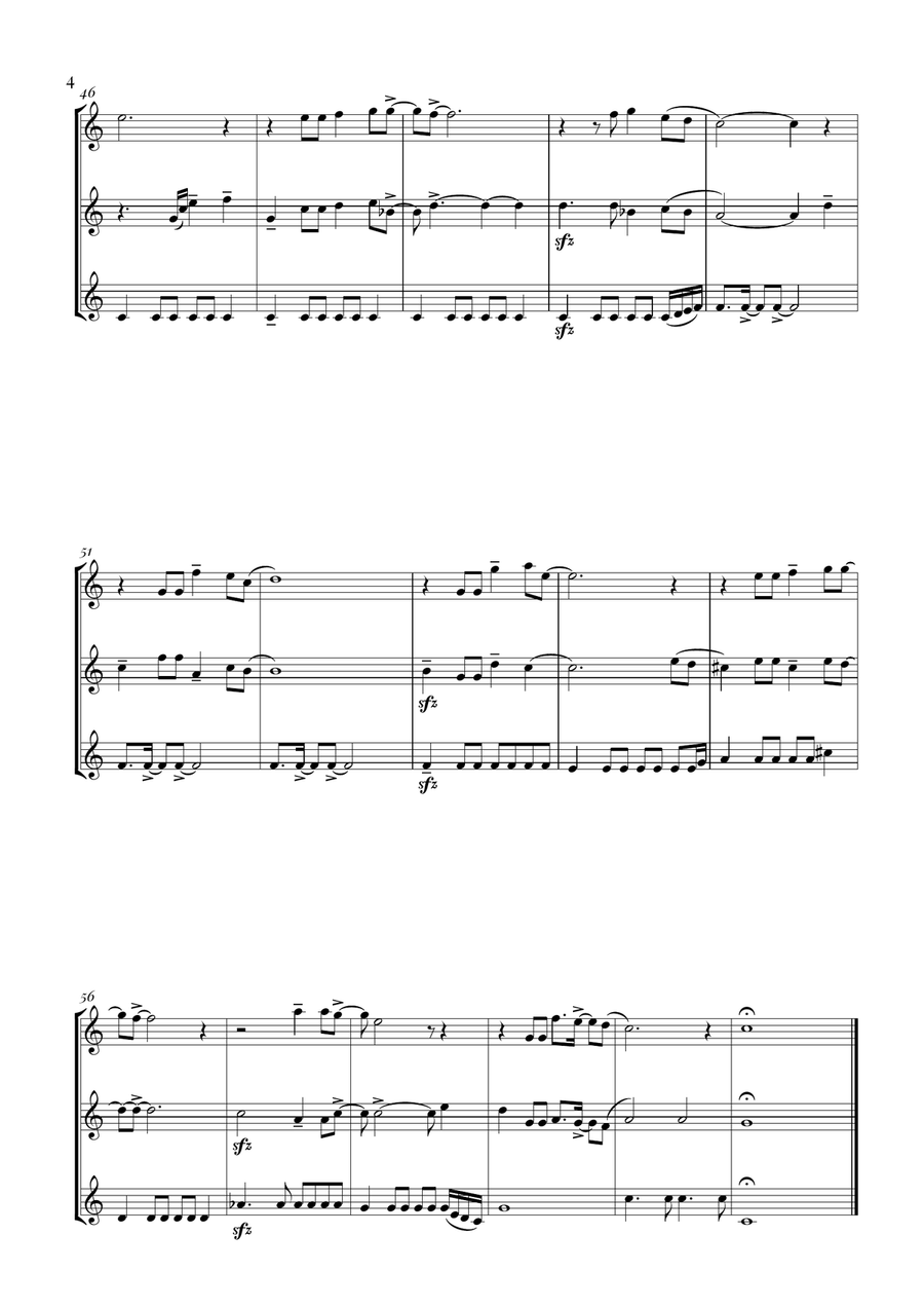 Circle Of Life Circle Of Life Woodwind Trio scores gallery preview page 4