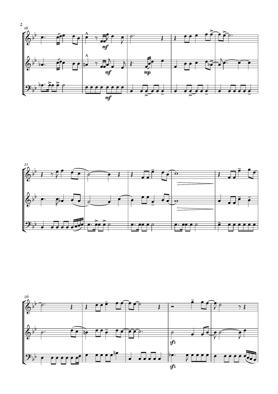 Circle Of Life Circle Of Life String Trio scores gallery preview page 2