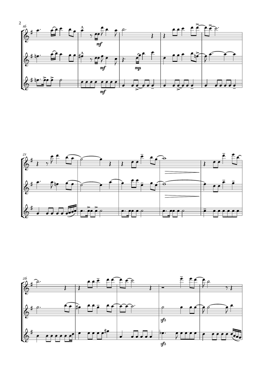 Circle Of Life Circle Of Life Woodwind Trio scores gallery preview page 2
