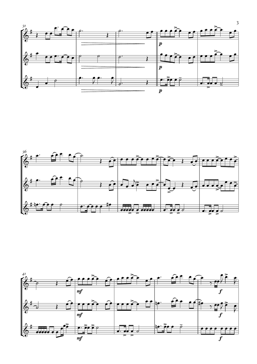 Circle Of Life Circle Of Life Woodwind Trio scores gallery preview page 3