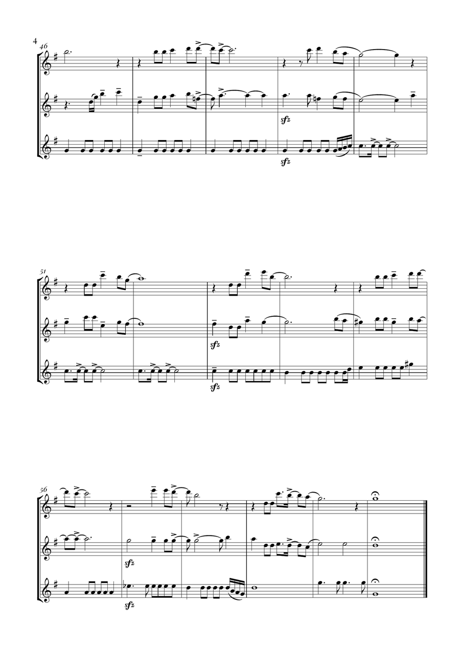 Circle Of Life Circle Of Life Woodwind Trio scores gallery preview page 4