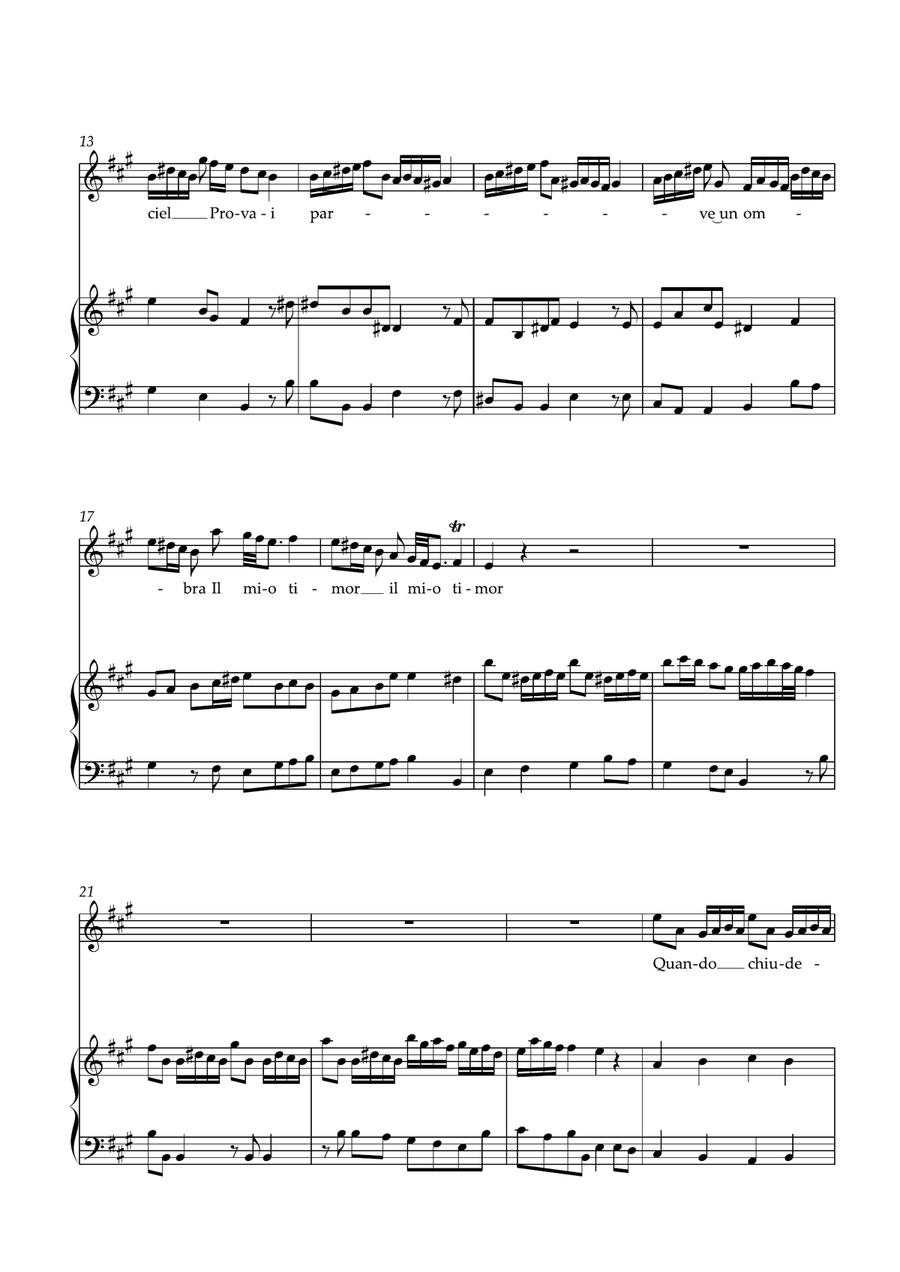 Quando chiudere pensai Quando chiudere pensai Chamber Music scores gallery preview page 3
