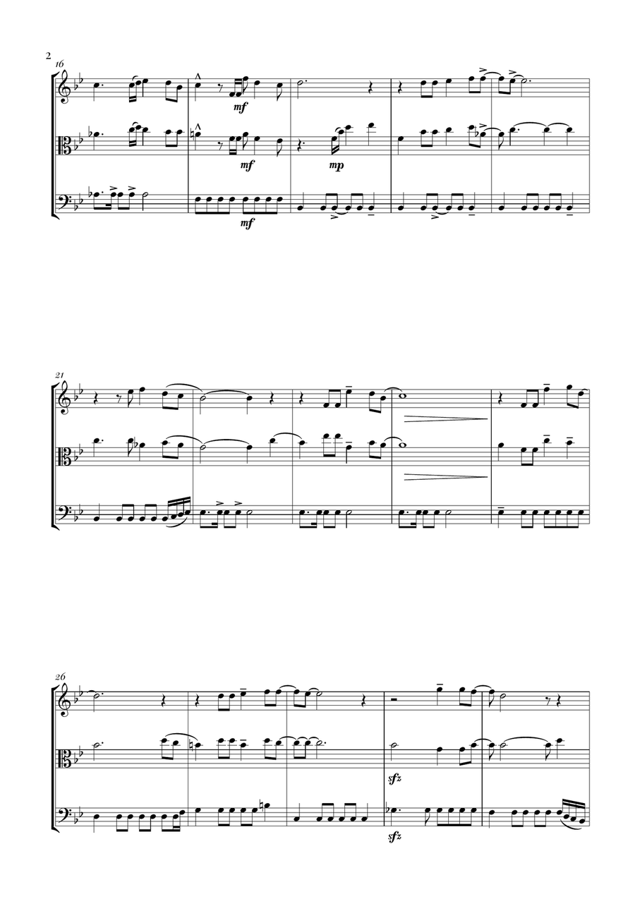 Circle Of Life Circle Of Life String Trio scores gallery preview page 2