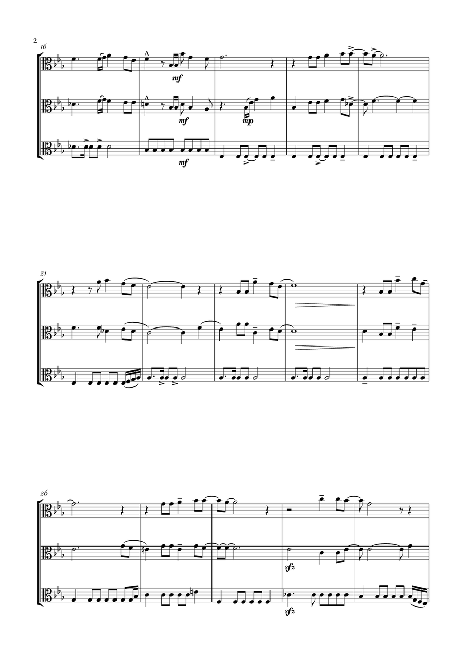 Circle Of Life Circle Of Life String Trio scores gallery preview page 2