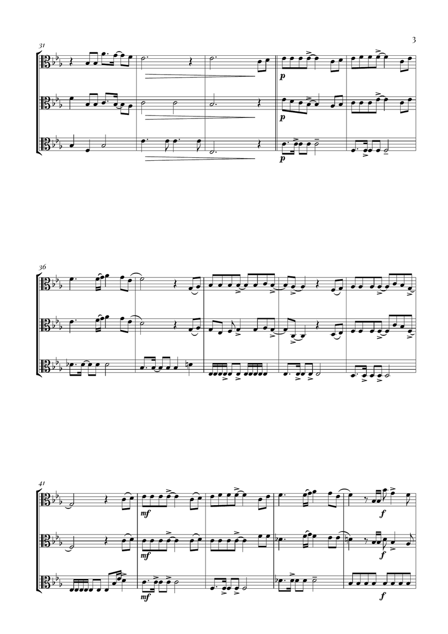 Circle Of Life Circle Of Life String Trio scores gallery preview page 3
