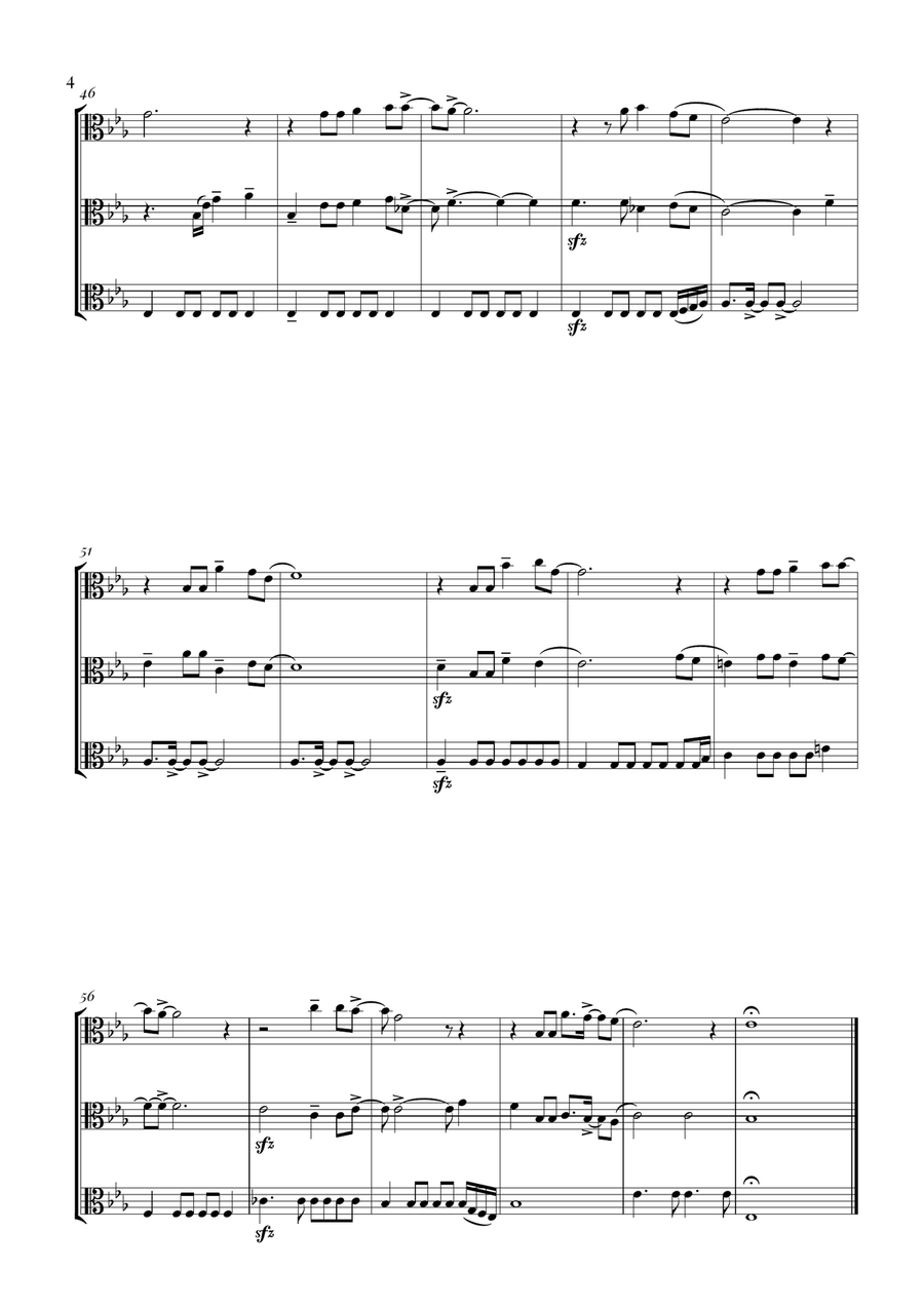 Circle Of Life Circle Of Life String Trio scores gallery preview page 4
