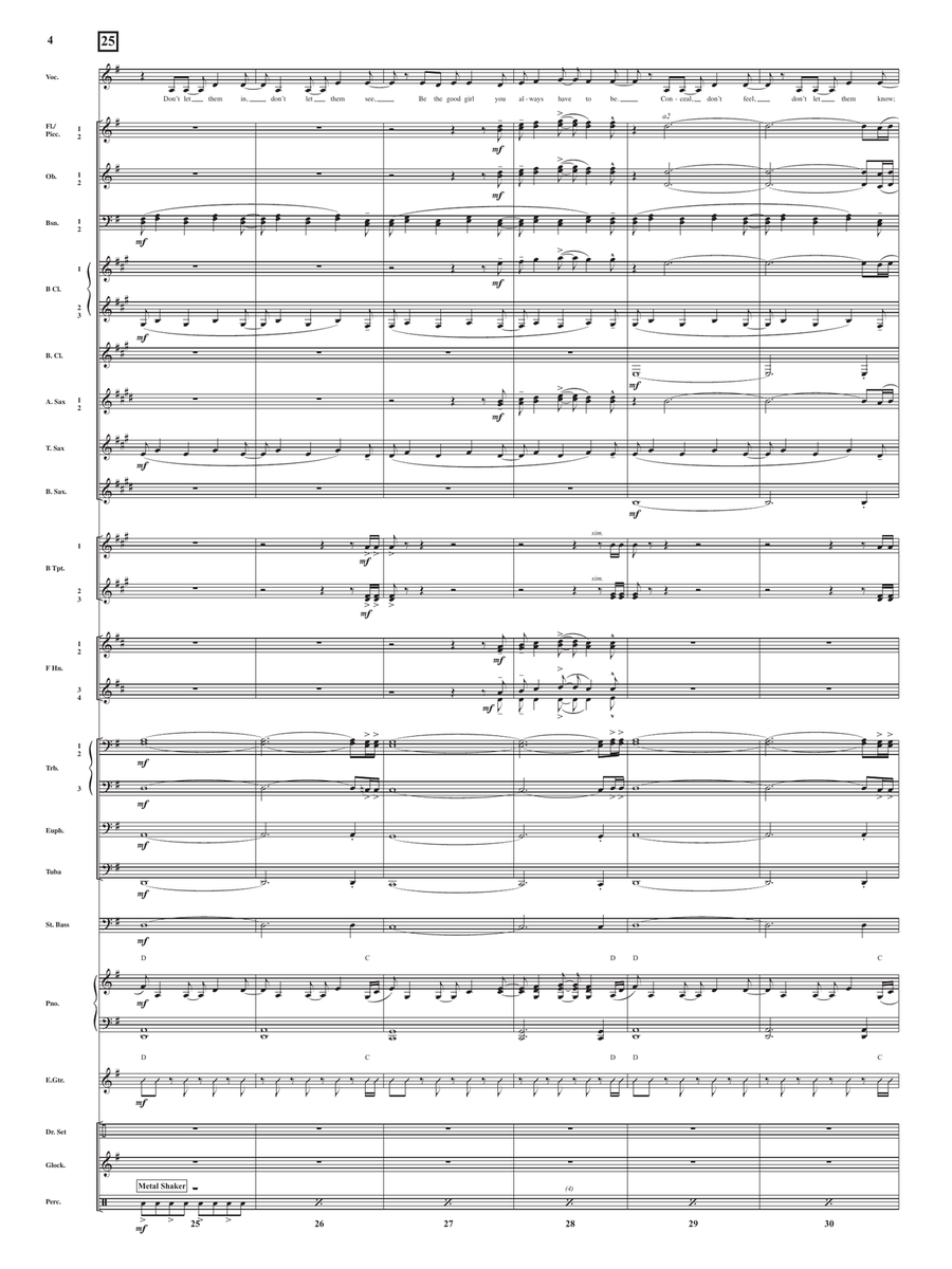 Let It Go Concert Band scores gallery preview page 6