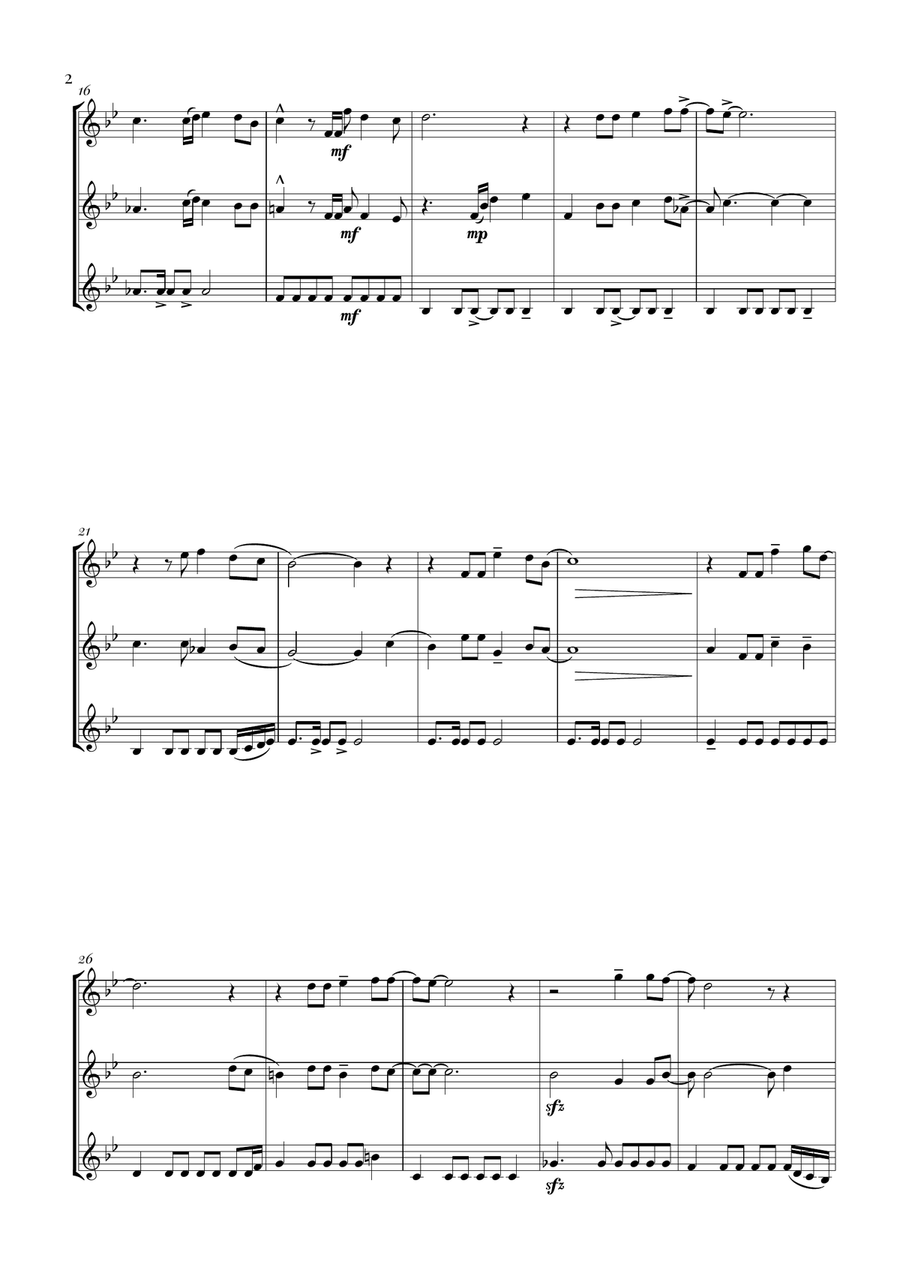 Circle Of Life Circle Of Life String Trio scores gallery preview page 2