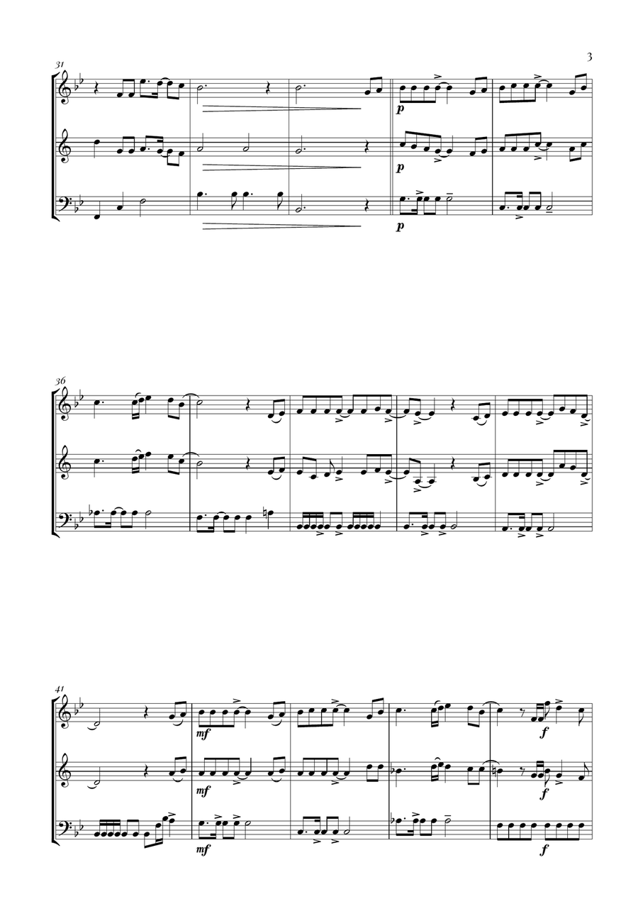 Circle Of Life Woodwind Trio scores gallery preview page 3