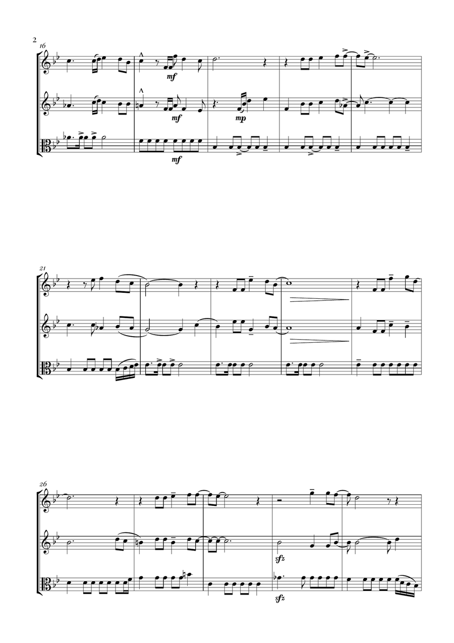 Circle Of Life Circle Of Life String Trio scores gallery preview page 2