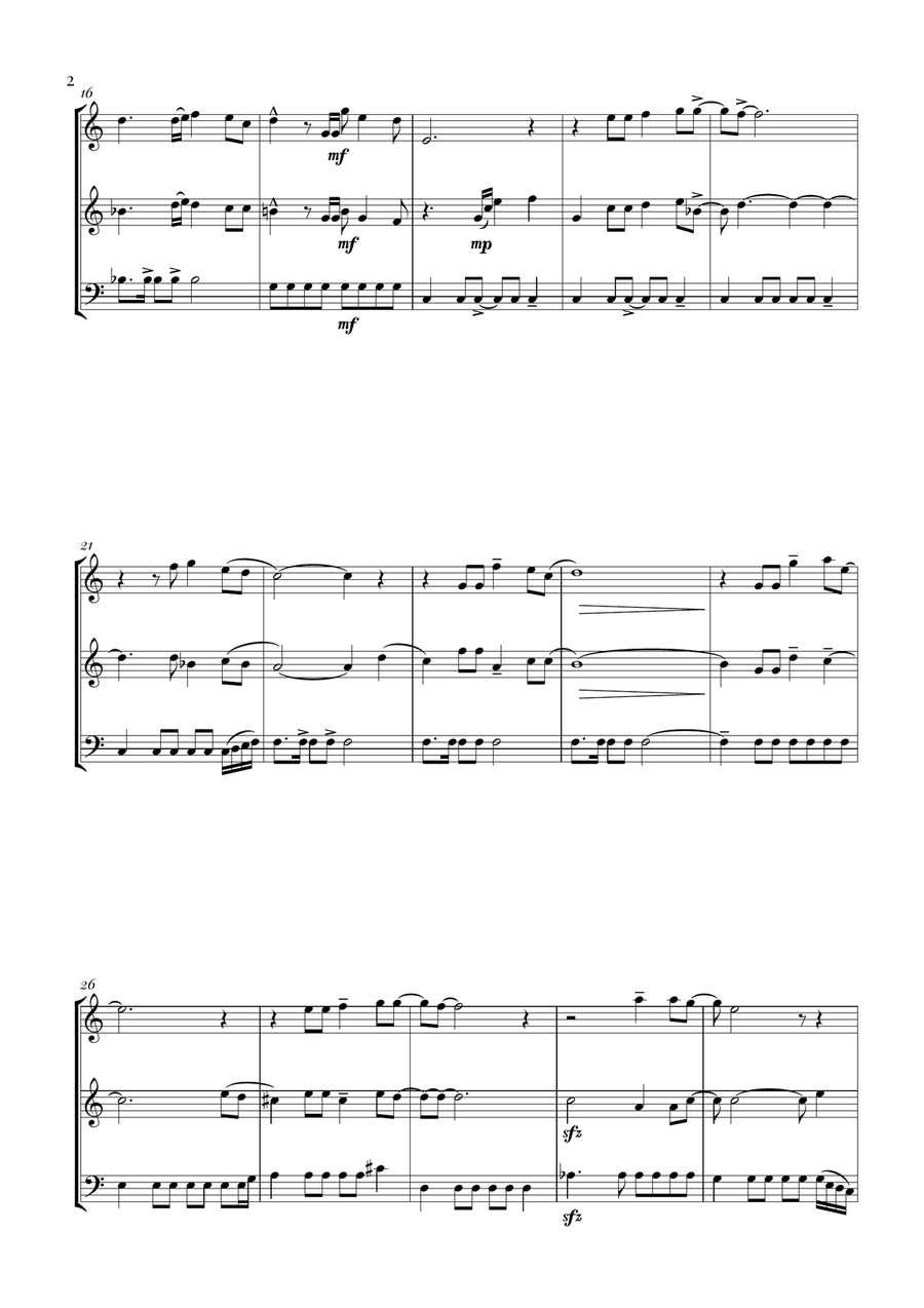 Circle Of Life Circle Of Life Woodwind Trio scores gallery preview page 2