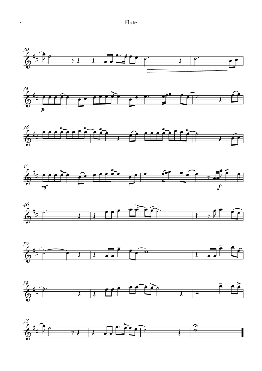 Circle Of Life Woodwind Quartet scores gallery preview page 6