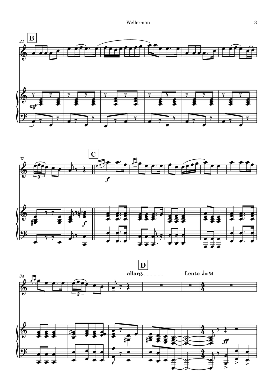 The Wellerman The Wellerman Violin Solo scores gallery preview page 3