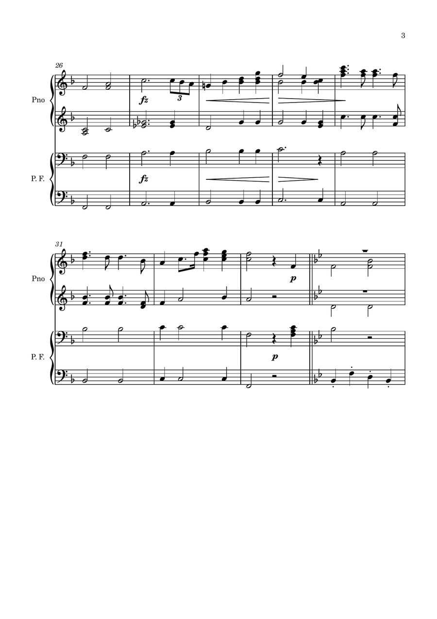 Marche Solennelle. Piano 4 hands Piano Method scores gallery preview page 3