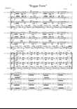 Reggae Town - Saxophone Quartet AATB SATB