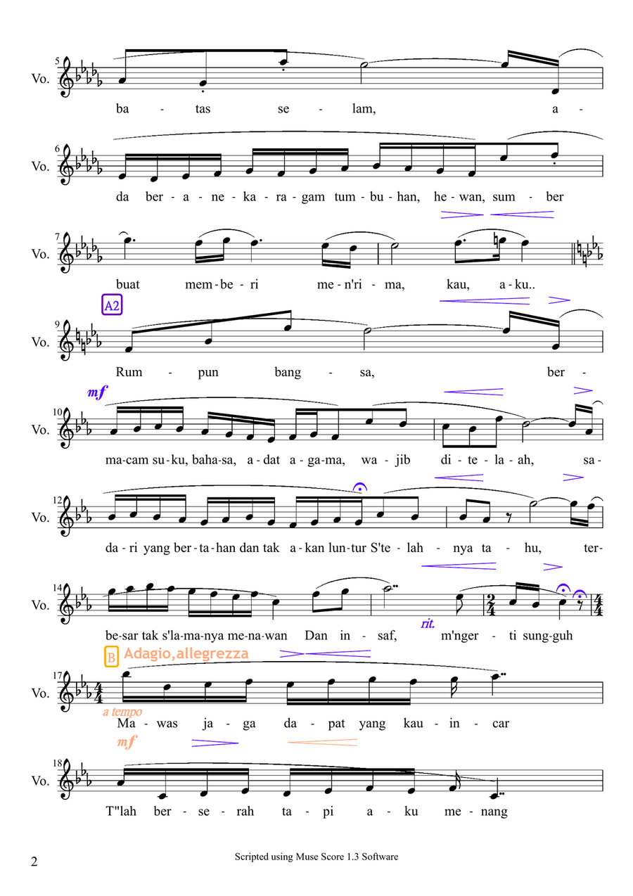 Bursting Out Bursting Out High Voice scores gallery preview page 2