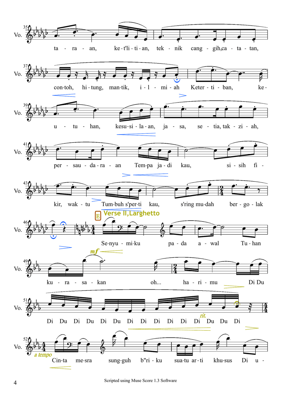 Bursting Out Bursting Out High Voice scores gallery preview page 4