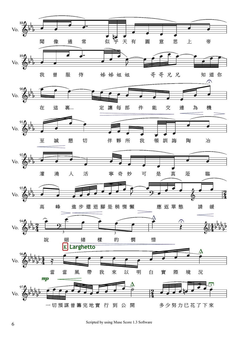 Bursting Out Bursting Out High Voice scores gallery preview page 6
