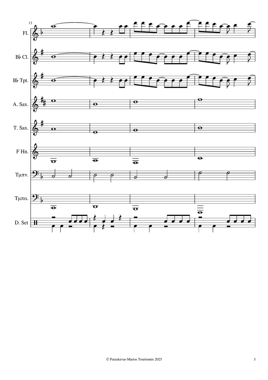Numb Numb Concert Band scores gallery preview page 6