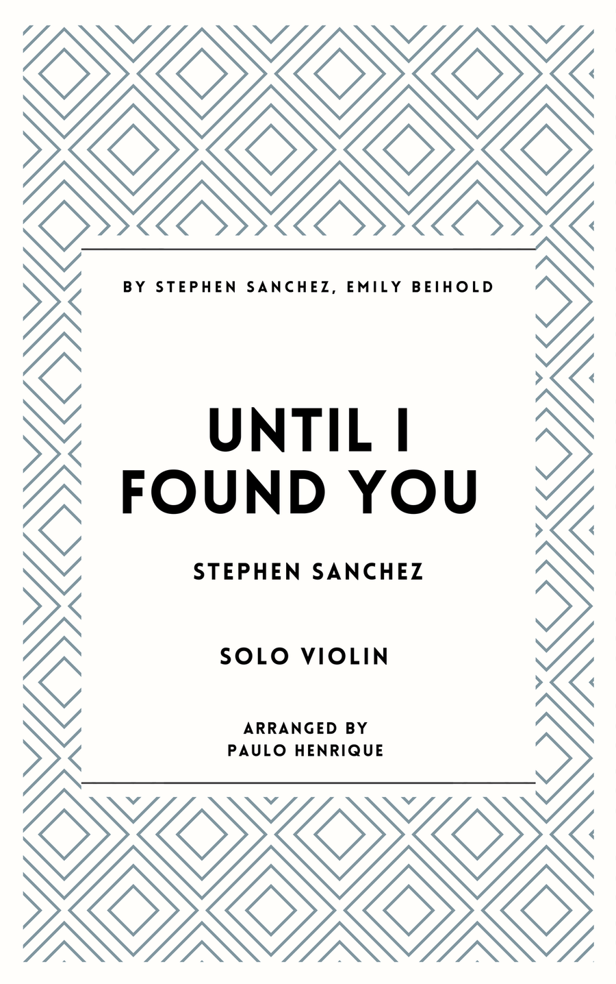 Until I Found You Until I Found You Violin Solo scores gallery preview page 1
