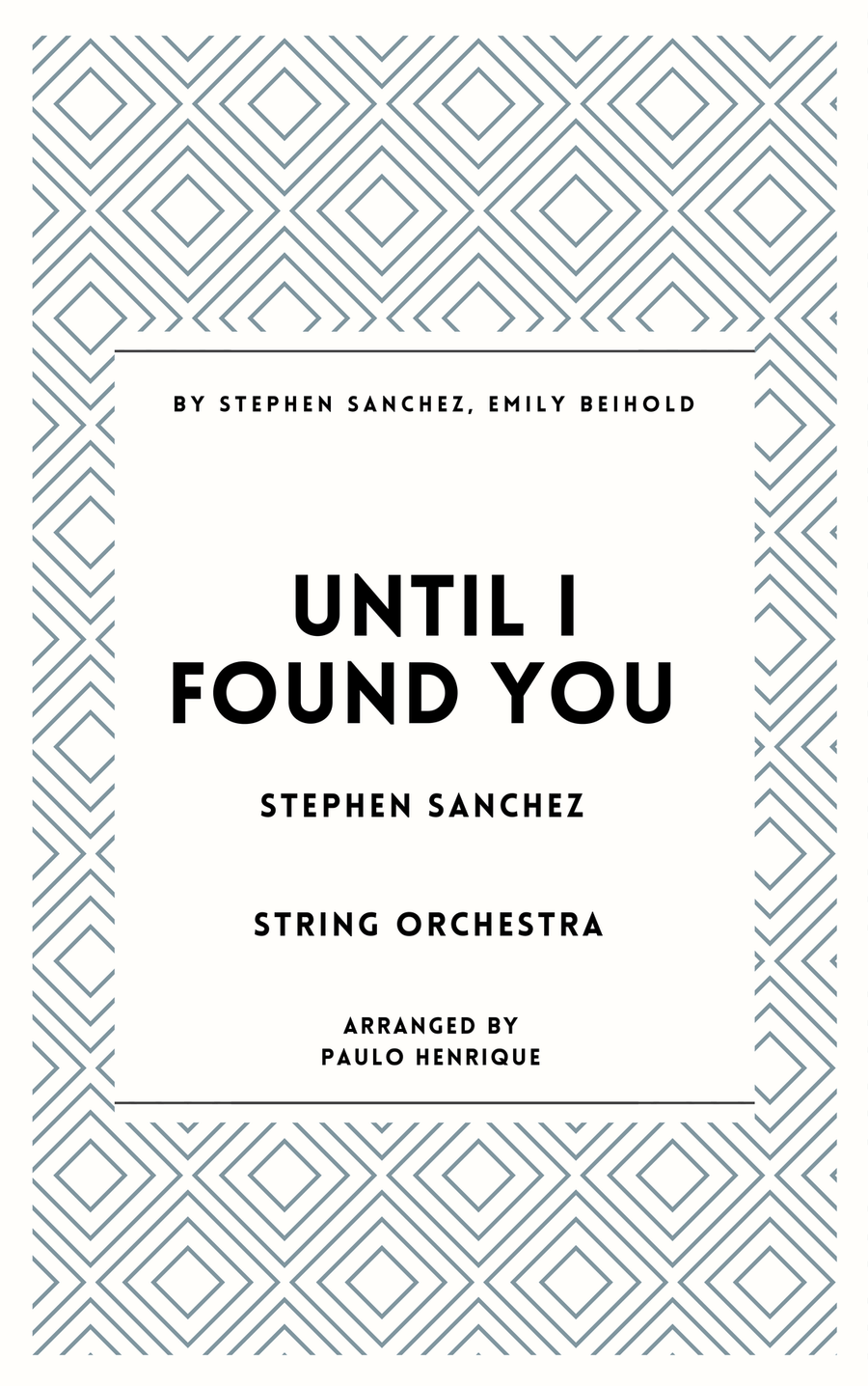 Until I Found You Until I Found You Chamber Music scores gallery preview page 1