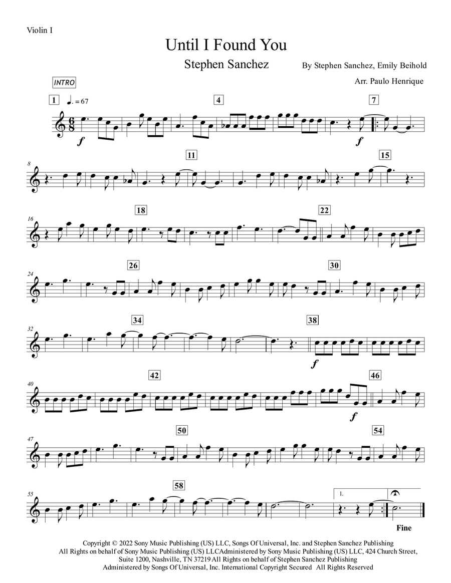 Until I Found You Until I Found You Chamber Music scores gallery preview page 4