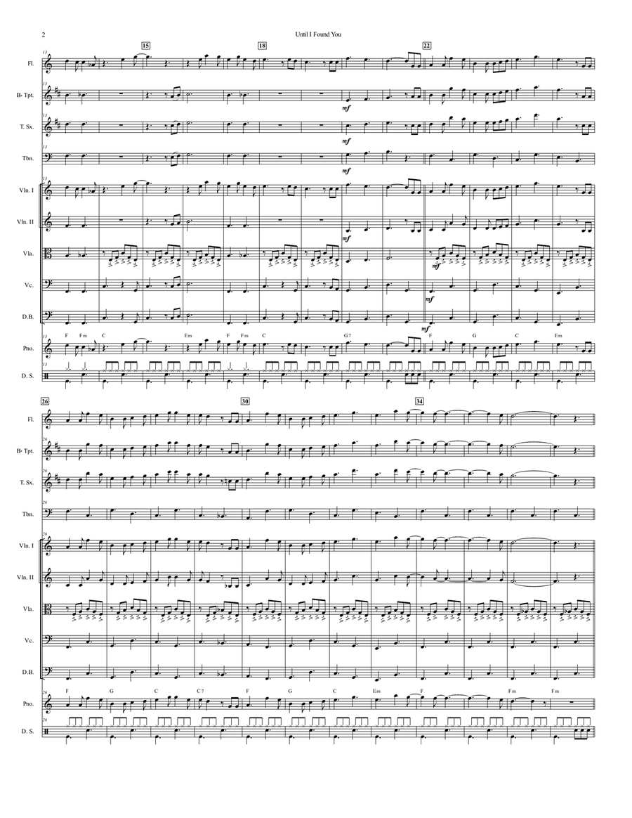 Until I Found You Chamber Music scores gallery preview page 3