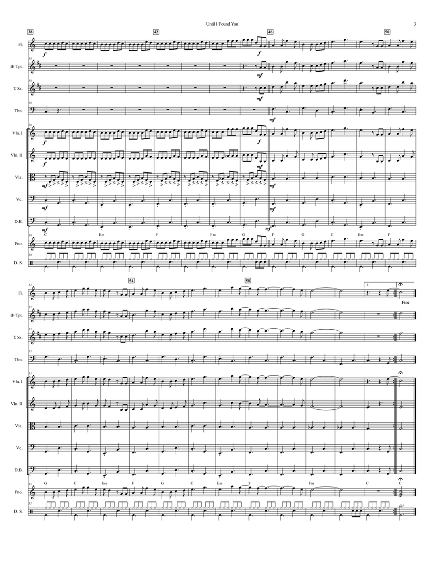Until I Found You Chamber Music scores gallery preview page 4