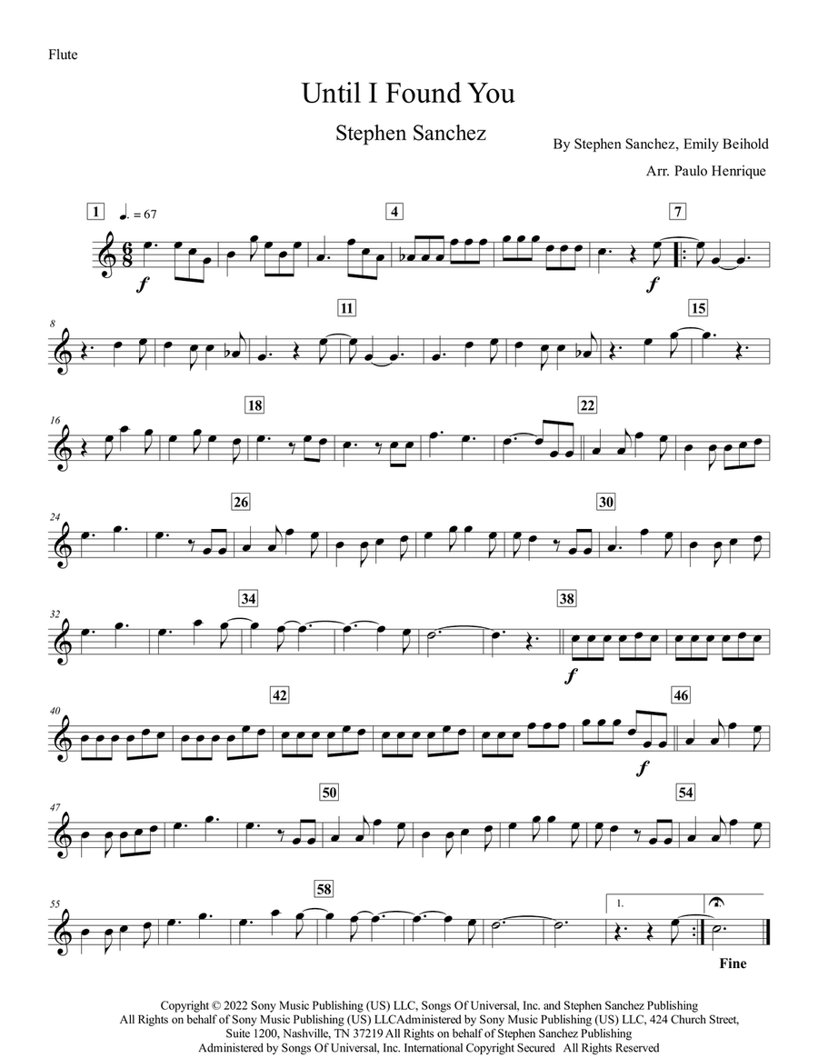 Until I Found You Chamber Music scores gallery preview page 5