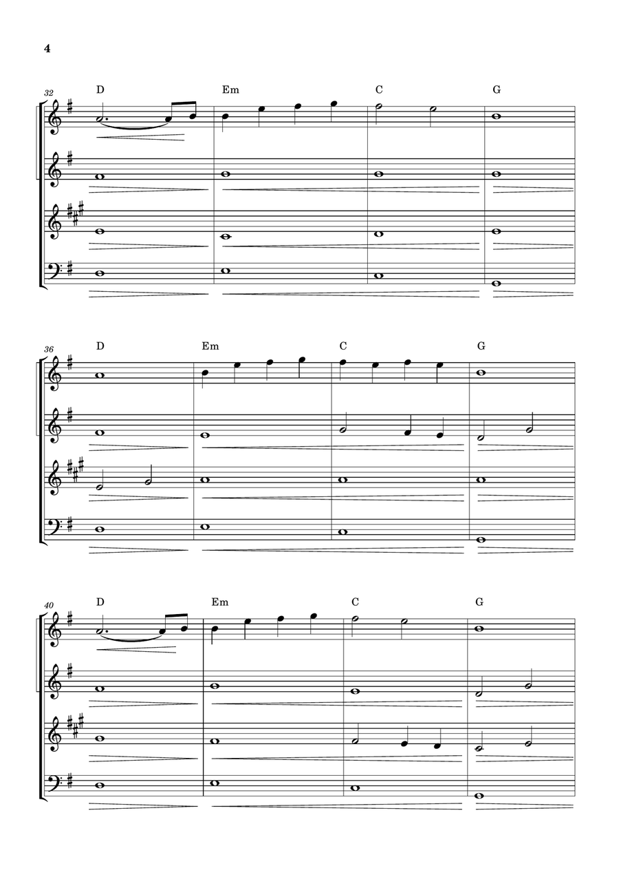 Cheap Thrills (Feat. Sean Paul) Woodwind Quartet scores gallery preview page 4