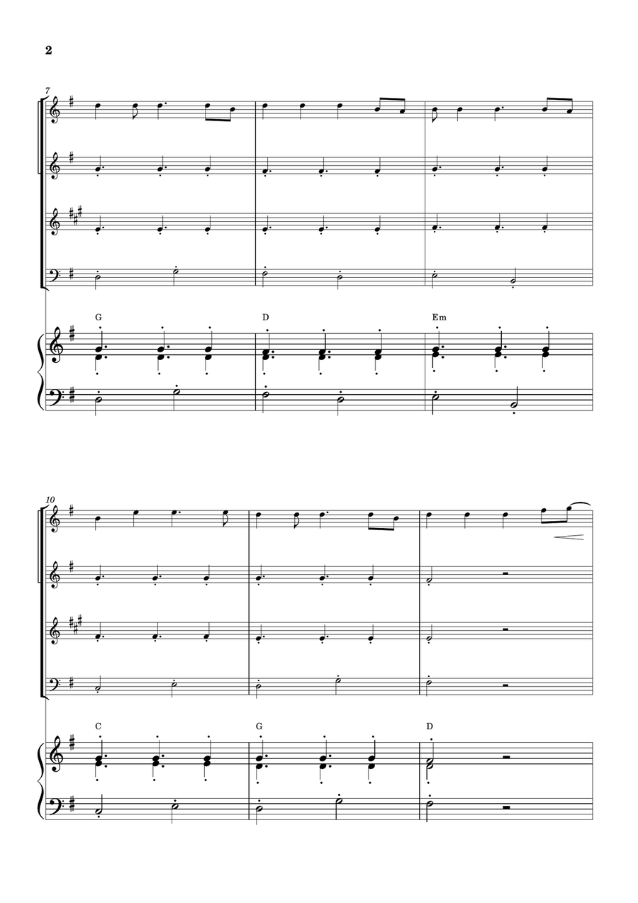 Cheap Thrills (Feat. Sean Paul) Woodwind Quartet scores gallery preview page 2