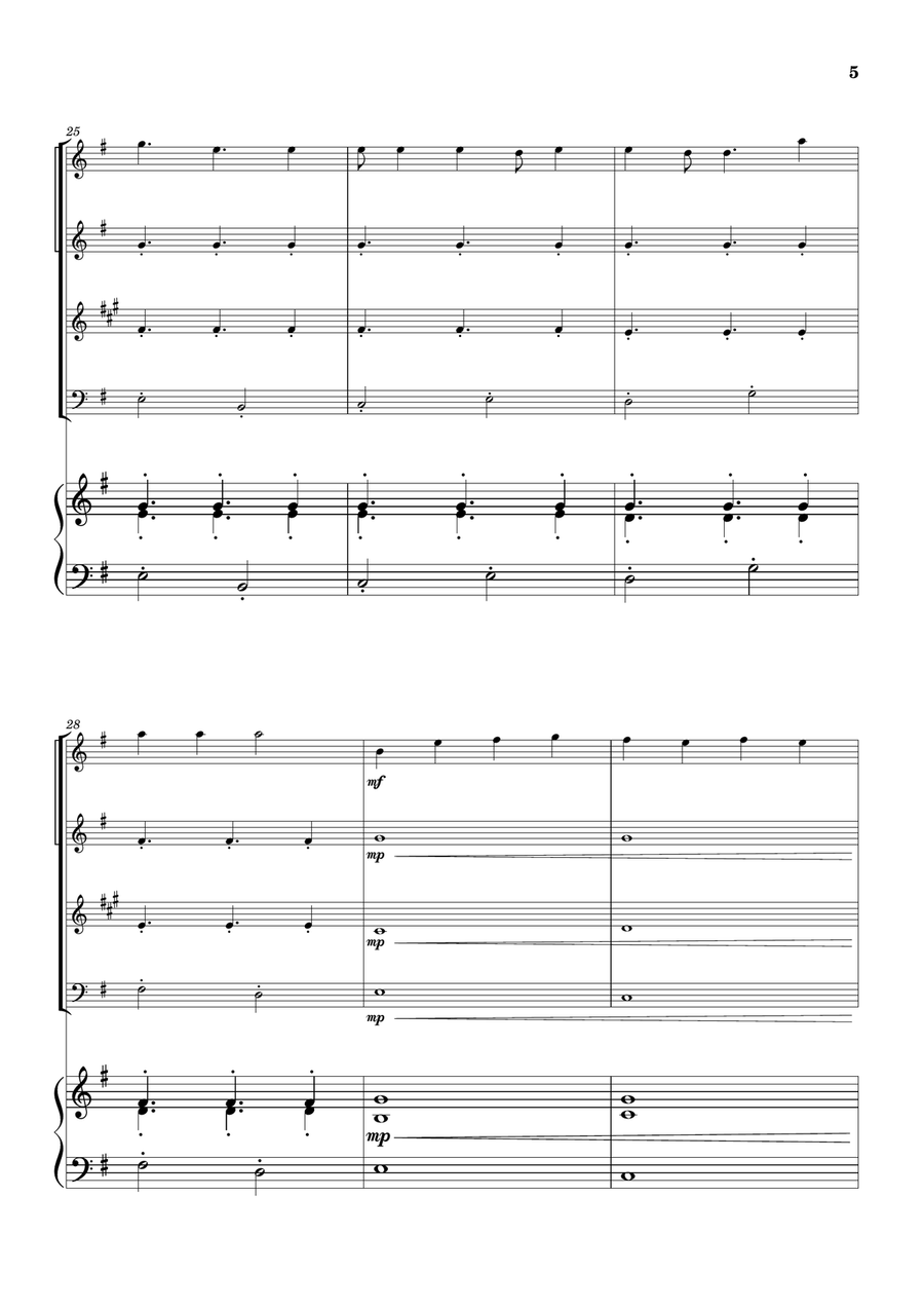 Cheap Thrills (Feat. Sean Paul) Woodwind Quartet scores gallery preview page 5
