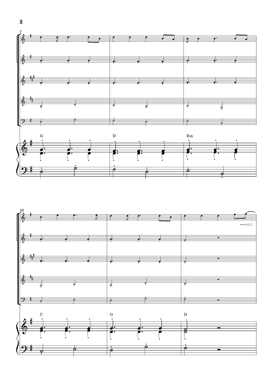 Cheap Thrills (Feat. Sean Paul) Woodwind Quintet scores gallery preview page 2
