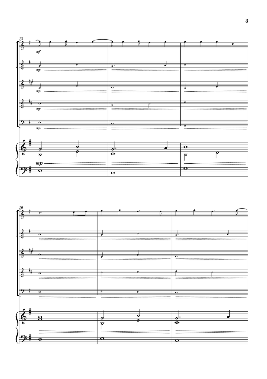 Cheap Thrills (Feat. Sean Paul) Woodwind Quintet scores gallery preview page 3