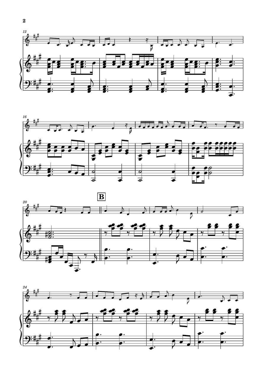Die With A Smile C Trumpet scores gallery preview page 2