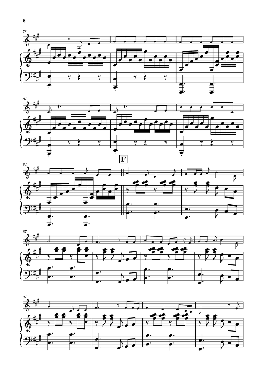 Die With A Smile C Trumpet scores gallery preview page 6