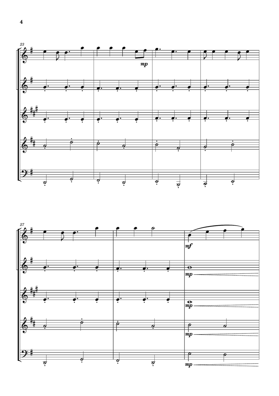 Cheap Thrills (Feat. Sean Paul) Woodwind Quintet scores gallery preview page 4