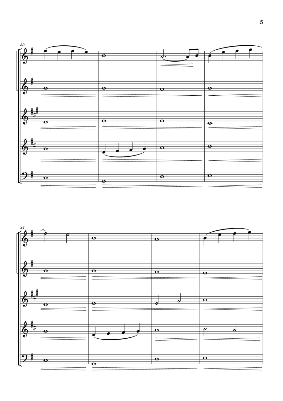 Cheap Thrills (Feat. Sean Paul) Woodwind Quintet scores gallery preview page 5