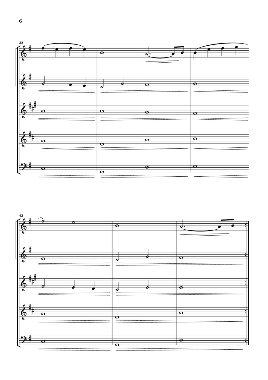 Cheap Thrills (Feat. Sean Paul) Woodwind Quintet scores gallery preview page 6