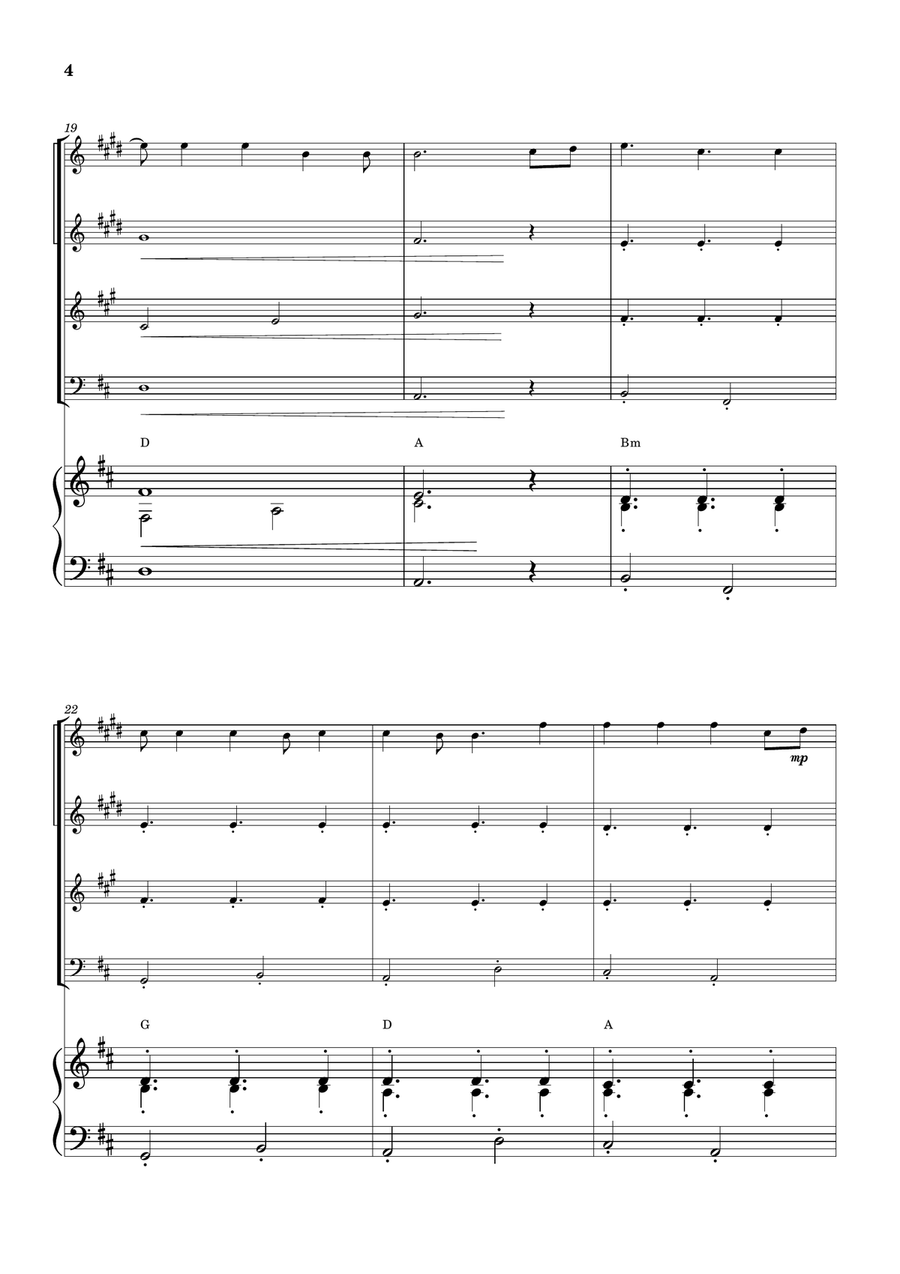 Cheap Thrills (Feat. Sean Paul) Brass Quartet scores gallery preview page 4