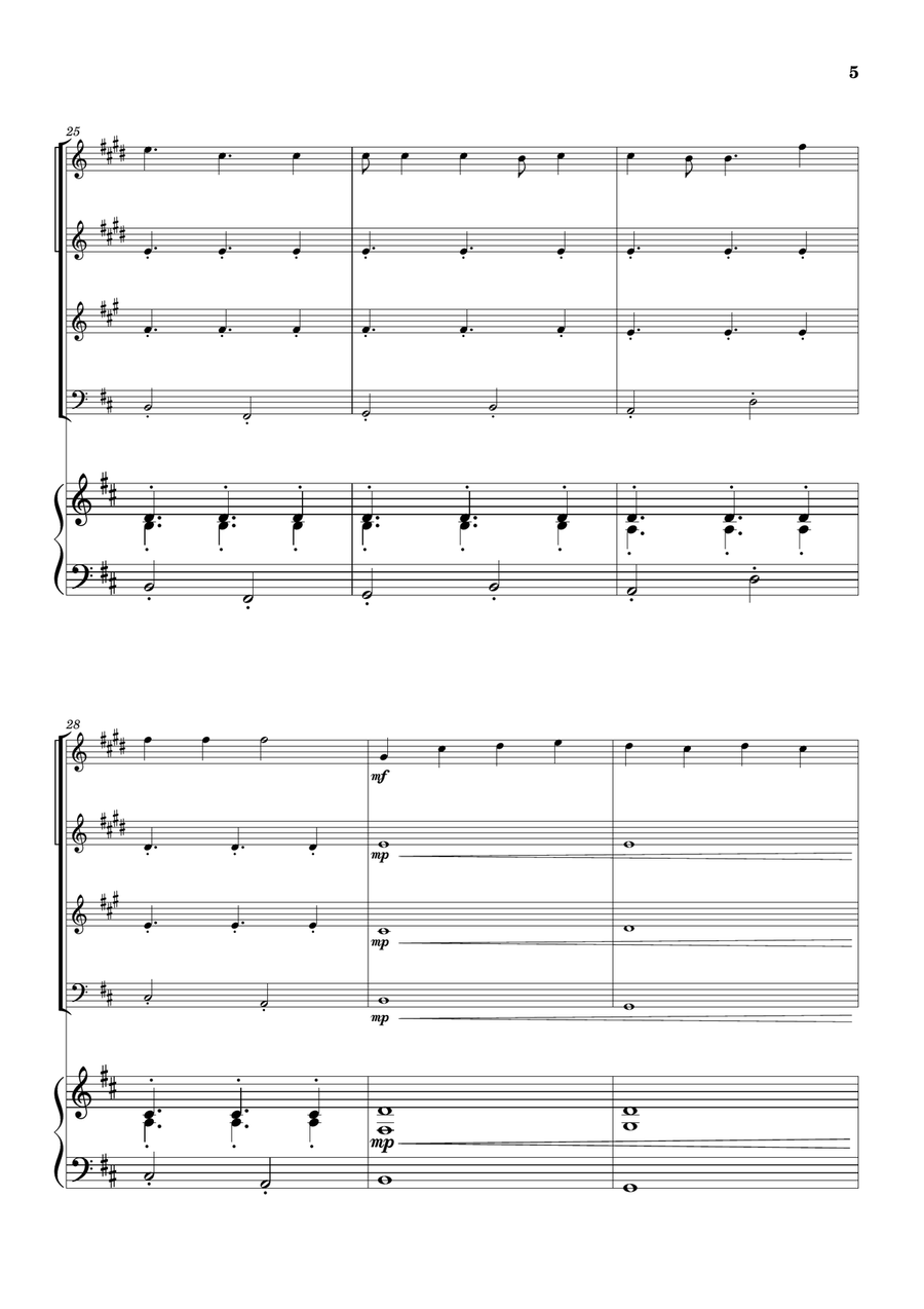 Cheap Thrills (Feat. Sean Paul) Brass Quartet scores gallery preview page 5