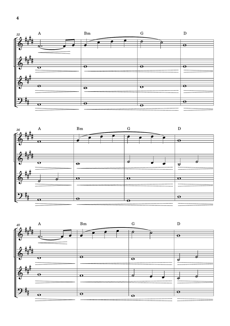 Cheap Thrills (Feat. Sean Paul) Brass Quartet scores gallery preview page 4