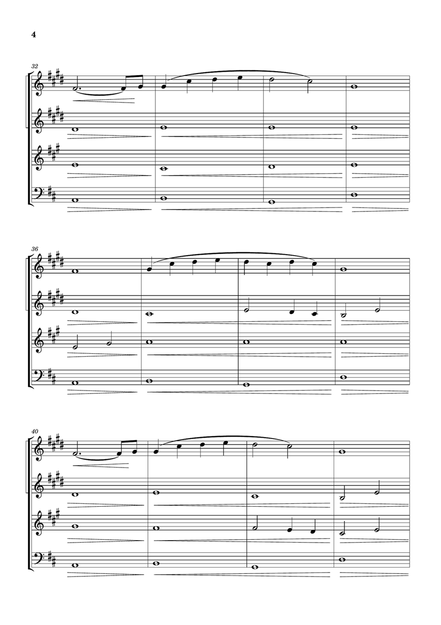 Cheap Thrills (Feat. Sean Paul) Brass Quartet scores gallery preview page 4