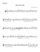 Abide With Me Clarinet Trio scores gallery preview page 3