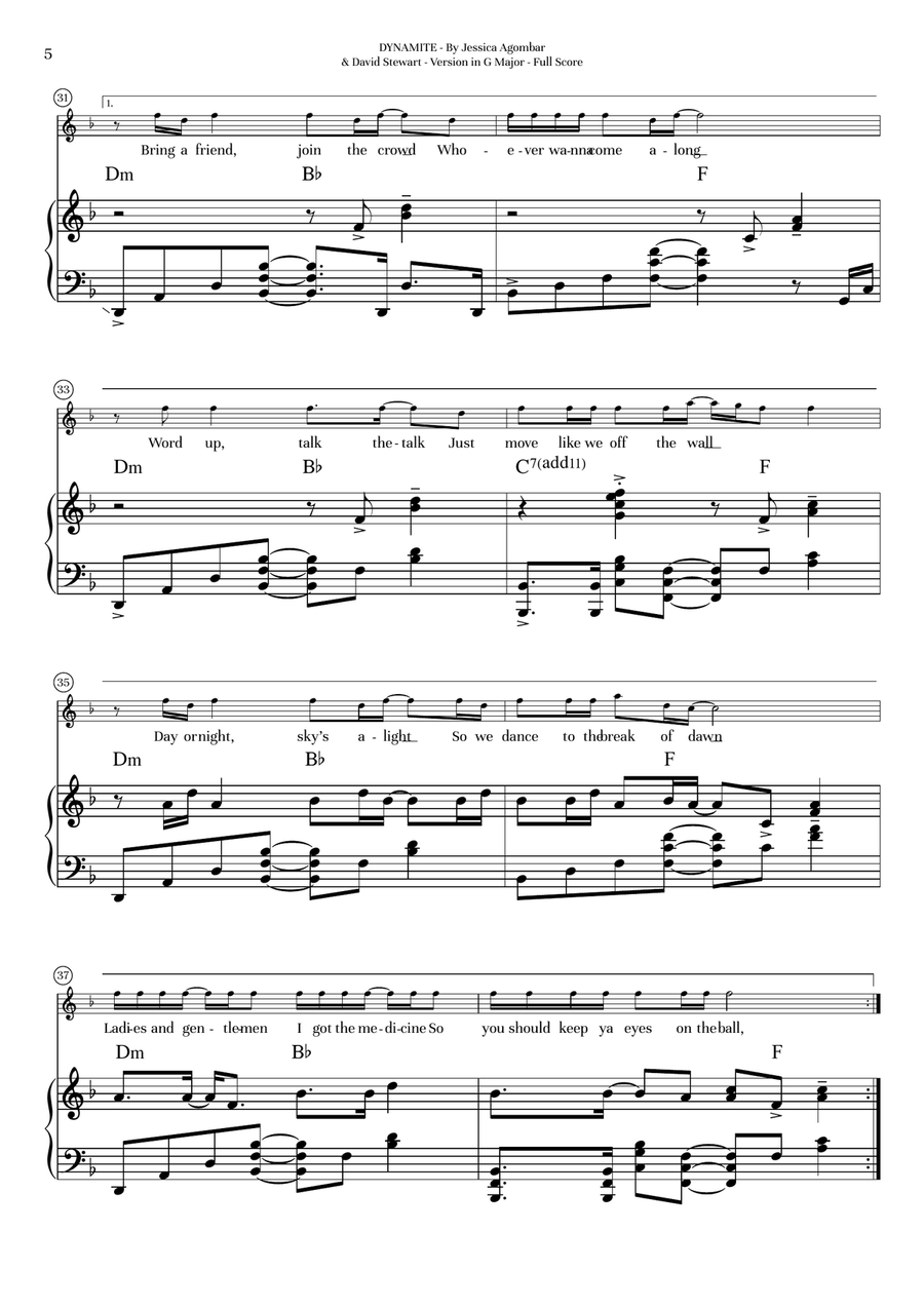 Dynamite Dynamite Chamber Music scores gallery preview page 6
